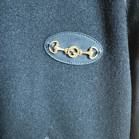 SOLD Gucci Interlocking G Horsebit Panelled Bomber Leather Jacket In Black - Picture 4 of 16